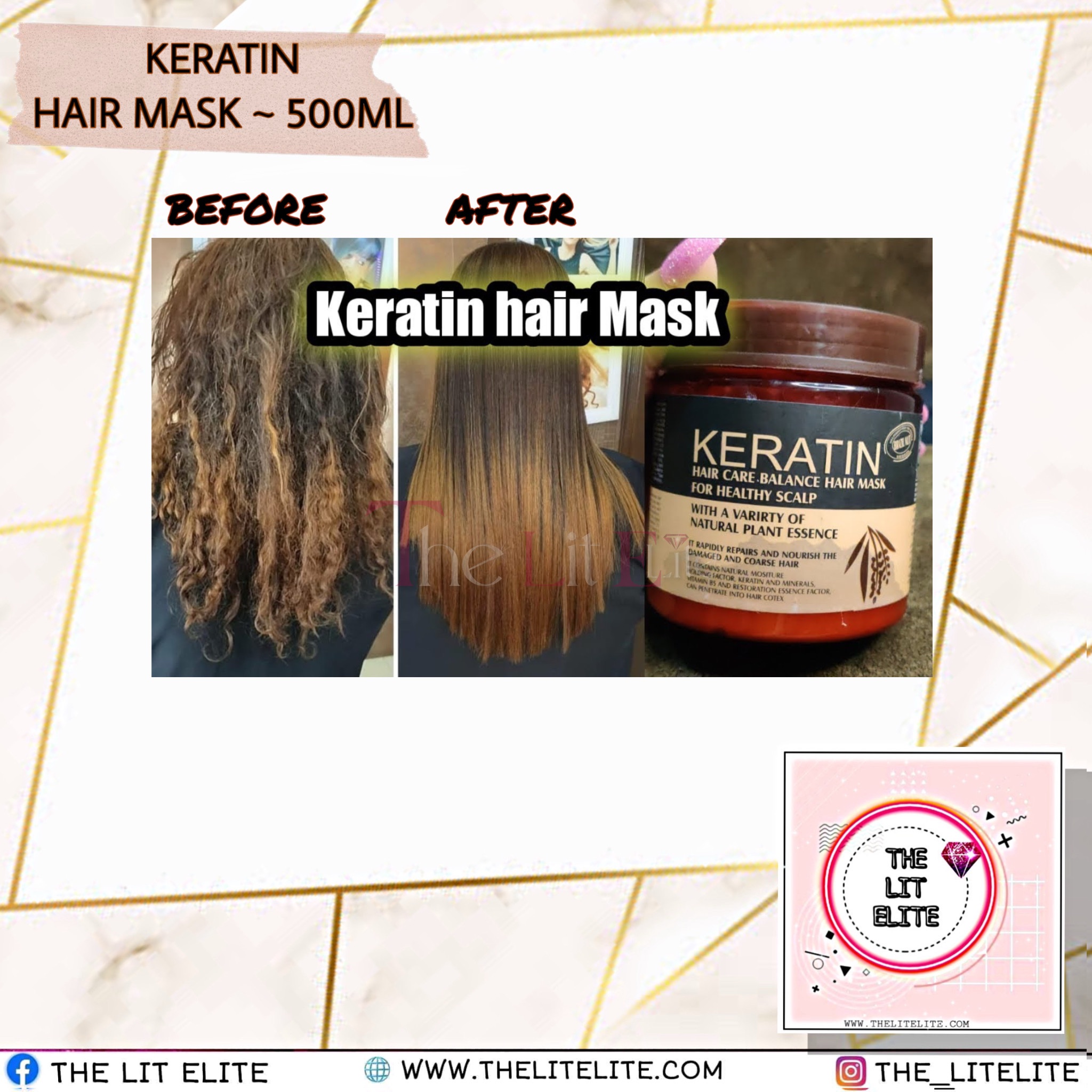 ORIGINAL Brazil Nut Keratin Hair Care Balance Hair
Mask 500ml Original
💚 | Nourish, Strengthen & Control Frizz | Healthy Scalp Formula - Image 2