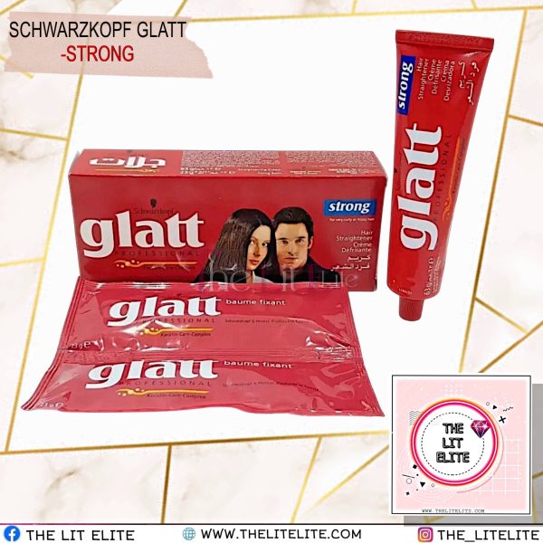 Glatt Professional Strong - Keratin Hair Straightening Cream (Imported)
