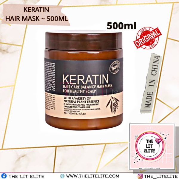 ORIGINAL Brazil Nut Keratin Hair Care Balance Hair
Mask 500ml Original
💚 | Nourish, Strengthen & Control Frizz | Healthy Scalp Formula